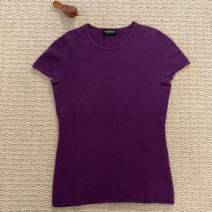 Purple Cashmere Top